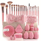 ✨️Amazing Special 50% OFF！👱🏻‍♀️Recommended by celebrity makeup artists！All-in-One Makeup Brush & Sponge Set
