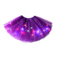 ✨️Surprise 50% Off！👸Become a glowing princess！👗LED Light Up Sequin Tutu Skirt Star Mesh Princess Skirt for Girls and Adults