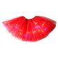✨️Surprise 50% Off！👸Become a glowing princess！👗LED Light Up Sequin Tutu Skirt Star Mesh Princess Skirt for Girls and Adults