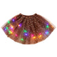 ✨️Surprise 50% Off！👸Become a glowing princess！👗LED Light Up Sequin Tutu Skirt Star Mesh Princess Skirt for Girls and Adults