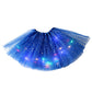 ✨️Surprise 50% Off！👸Become a glowing princess！👗LED Light Up Sequin Tutu Skirt Star Mesh Princess Skirt for Girls and Adults