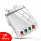 🔥Limited time 50% off！🔋4-in-1 charger for flexible charging！🔌Universal 4-in-1 USB Power Adapter