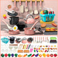 ✨️50% surprise discount！🎉Prices start from only £12.99！👨‍🍳Let your little ones become young chefs！Pretend Play Kitchen Toy Set