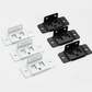 🎉🎉Limited time 50% off！🔩Tiny clips with incredible strength！2-in-1 Locking Insert Shelf Brackets