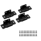 🎉🎉Limited time 50% off！🔩Tiny clips with incredible strength！2-in-1 Locking Insert Shelf Brackets
