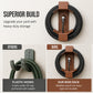 🎉🎉Amazing 50% OFF!  👩🏻‍🌾2-in-1 Decor & Storage！🏡Get rid of messy long water pipes！Wall Mounted Iron Garden Hose Holder
