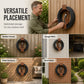 🎉🎉Amazing 50% OFF!  👩🏻‍🌾2-in-1 Decor & Storage！🏡Get rid of messy long water pipes！Wall Mounted Iron Garden Hose Holder