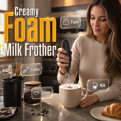 🎉🎉50% Limited Time Discount！👨‍🍳Great kitchen helper saving your time and effort！☕Handheld Electric Milk Frother and Coffee Stirrer