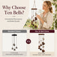 🎁50% Off For 2026 New Arrival！🔥High‑end decor to soothe your mood and comfort your soul！🔔Rotating Metal Bell Wind Chime