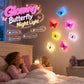 🥳💞50K+ SOLD!✨50% Limited‑Time Discount！ 🌙🦋Let butterflies guard every night of yours! 💝3D Adhesive Glowing Butterfly Night Light