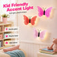 🥳💞50K+ SOLD!✨50% Limited‑Time Discount！ 🌙🦋Let butterflies guard every night of yours! 💝3D Adhesive Glowing Butterfly Night Light