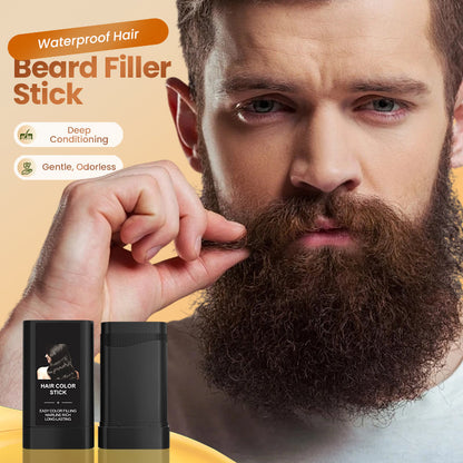 🔥🥳2026 HOT SALE🥳50% OFF NOW! 🎁🧔Waterproof Hair & Beard Filler Stick✨ – Long-Lasting Beard Patch Filling Pen, Gentle Odorless Beard Color Stick for Sparse Beard & Hairline