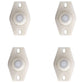 🔄 360° Self-Adhesive Caster Wheels: No-Drill, 20kg Load, Silent, Floor-Safe, 4-Pack