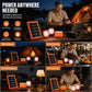 ☀️ 52% OFF NOW! Portable Solar Power System with 2 LED Lights – Off-Grid Solar Generator Kit, Multi-Port Charging Station for Camping, Emergency & Outdoor Use