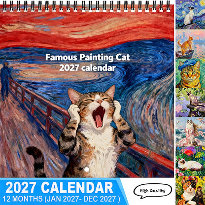 🐱 Save 50%! 🗓️ 2027 Cat Meme Calendar – Funny daily humor & wall-ready ✨