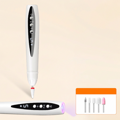 🔥New Hot Selling❤️‍🔥 2-in-1 Electric Nail Drill with UV Gel Light Portable Manicure Pedicure Kit
