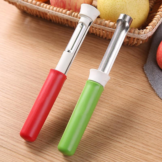 🍎Stainless Steel Fruit Corer & Peeler 2 in 1