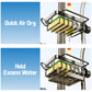 Organize Sinks Instantly! Rustproof Faucet Sponge Holder Rack