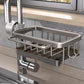 Organize Sinks Instantly! Rustproof Faucet Sponge Holder Rack