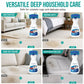 Clean Rugs & Sofas Instantly! Waterless Fabric Foam Cleaner
