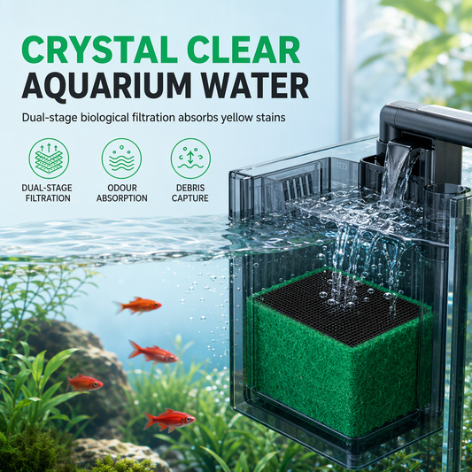 🐠💧Activated Carbon Filter Cube – honeycomb filtration clears cloudy water, removes odors. Anti-crumble block for crystal-clear aquarium! 🛡️✅