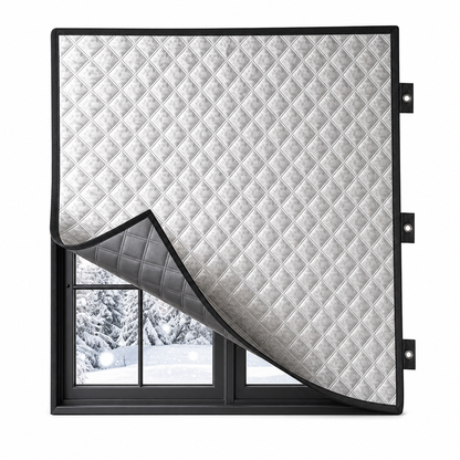 Graphene Thermal Insulated Window Curtain for Winter Windproofing