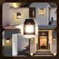 Motion Sensor Solar Tungsten Wall Light | IP65 Waterproof 3-Mode Outdoor Light for Patio, Fence & Christmas Decor-tcpa
