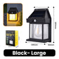 Motion Sensor Solar Tungsten Wall Light | IP65 Waterproof 3-Mode Outdoor Light for Patio, Fence & Christmas Decor-tcpa