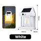 Motion Sensor Solar Tungsten Wall Light | IP65 Waterproof 3-Mode Outdoor Light for Patio, Fence & Christmas Decor-tcpa
