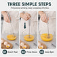 Automatic Stainless Steel Egg Whisk