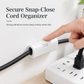 Adhesive Cable Organizer Clips with Flip Buckle Design