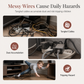 Adhesive Cable Organizer Clips with Flip Buckle Design