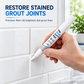 50% OFF NOW! 💥White Tile Grout Repair Pen – Quick Grout Refresh Marker, Cover Stains & Discoloration, Brighten Tile Joints for Bathroom Kitchen