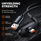 ⚡ 100W-Rated 90° USB-A to USB-C Cable – Game & Charge