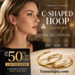 ✨️Surprise 50% OFF! 💎Shine just like a diamond! Women's Chic Tapered Hoop Earrings
