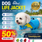 🔥Summer Special 50% Off！🐕💦Keep Your Dog Safe While Playing In Water 🔥High Buoyancy Dog Life Jacket