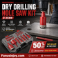 🔥Limited 50% Off！🏭Direct from Factory！👨‍🔧Craftsmen Approved！🛠️Professional Dry Drilling Hole Saw Kit (6-35mm)