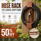 🎉🎉Amazing 50% OFF!  👩🏻‍🌾2-in-1 Decor & Storage！🏡Get rid of messy long water pipes！Wall Mounted Iron Garden Hose Holder