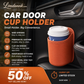 🥳2026 HOT SALE🥳💞50K+ SOLD!🚗🧺 50% OFF! Leather Car Door Cup Holder – Wide‑mouth opening, easy reach for drinks & phone. Clip‑on secure fit. PU leather, tough & stylish. 🛡️✨
