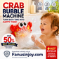 🔥Limited Time 50% Off！🛀👦Let kids enjoy bath time！👨‍👩‍👧‍👦Perfect for parent-child bathing and boost your happiness！🛀Crab Bubble Machine Bath Toy with Music