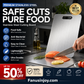 🔥Limited Time 50% OFF! 🔪Keep food safe and stop bacteria from growing! Stainless Steel Household Thickened Anti-Mould Cutting Board