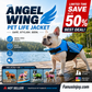 🔥Limited time 50% off！🐕Reflective Angel Wings Dog Life Jacket ✨ Safe swimming for your furry friend