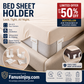 ✨️Amazing 50% Off！🔥🛏️Never worry about messy bed sheets again！🛏️Bed Sheet Holder