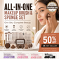✨️Amazing Special 50% OFF！👱🏻‍♀️Recommended by celebrity makeup artists！All-in-One Makeup Brush & Sponge Set