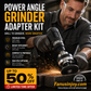 🏭Factory Special 🔥50% Off！🛠️Faster, smoother and easier to use！Heavy Duty Drill to Angle Grinder Adapter