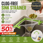 ⏳️Limited time 50% off！✨️Keep your kitchen free from dirt and stains！Triangle Sink Drain Rack with Disposable Filter Mesh Bags