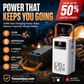 ⏳️Limited Time 50% Off! 🔋 Never worry about power shortage troubles again!⛺Outdoor Portable Fast Charging Power Bank with LED Light