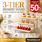 ✨️Surprise 50% Off! 🍰Must-have for sweet parties! 3 Tier Dessert Stand Metal Cake Display Rack