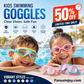 🔥Hot summer 50% off! 👀New swimming goggles, safer and clearer🌊Anti-Fog Swimming Goggles for Kids with Nose Clip & Ear Plugs