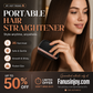 ✨️Limited time 50% off! 🔥Heats in 3 seconds 👱‍♀️style your hair anytime anywhere!Mini Cordless Hair Straightener Comb